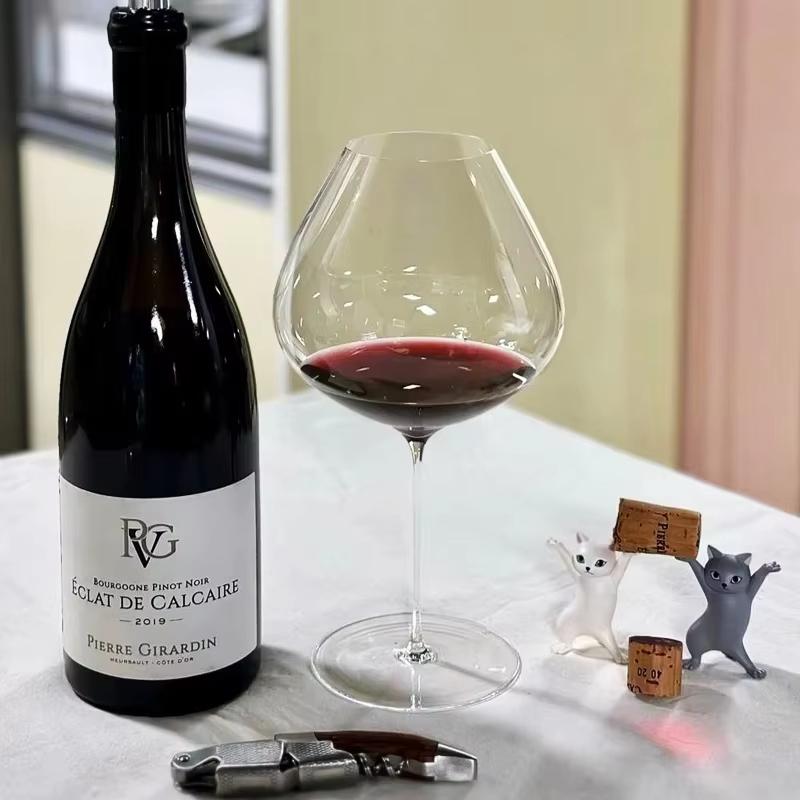 1L Large Capacity Sydonios Style Upscale Burgundy Cup Crystal Handmade Extremely Thin Wine Glass Aroma Enlarge Goblet