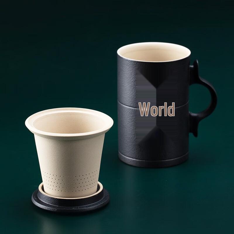 Edenus Black Iron Glaze Ceramic Tea Mug