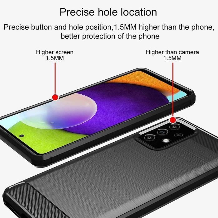 Coque de Téléphone - PROSHOP - pour Samsung A12 - Coque Souple - Haute Résistance - avec 2 Verres Trempés