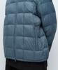 Musinsa Standard Square Quilted Hooded Light Padded Jacket [Blue Grey]