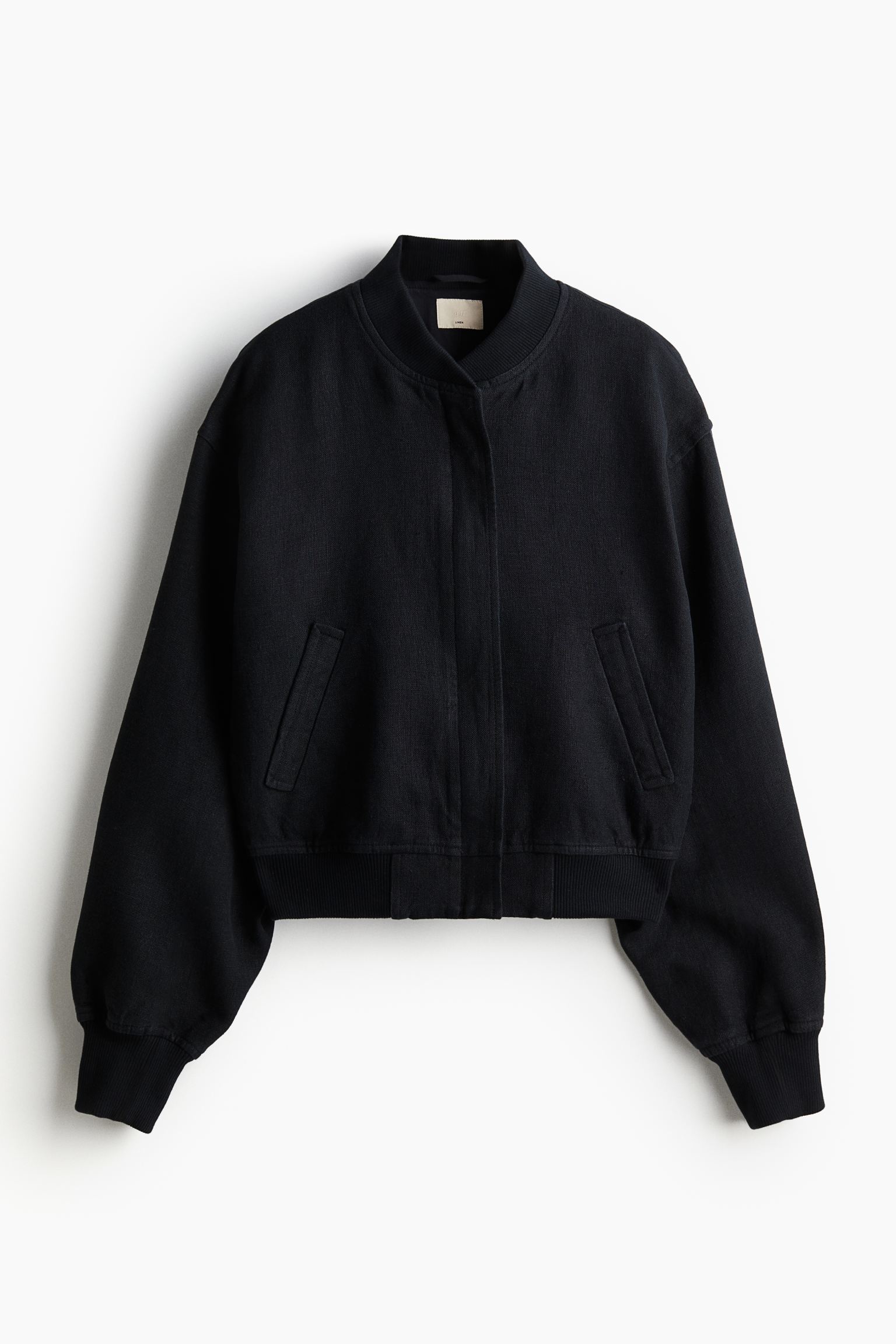 

Льняной бомбер