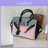 Classic Crossbody Bag For Women With Contrast Color Pu Material For Daily Casual Wear