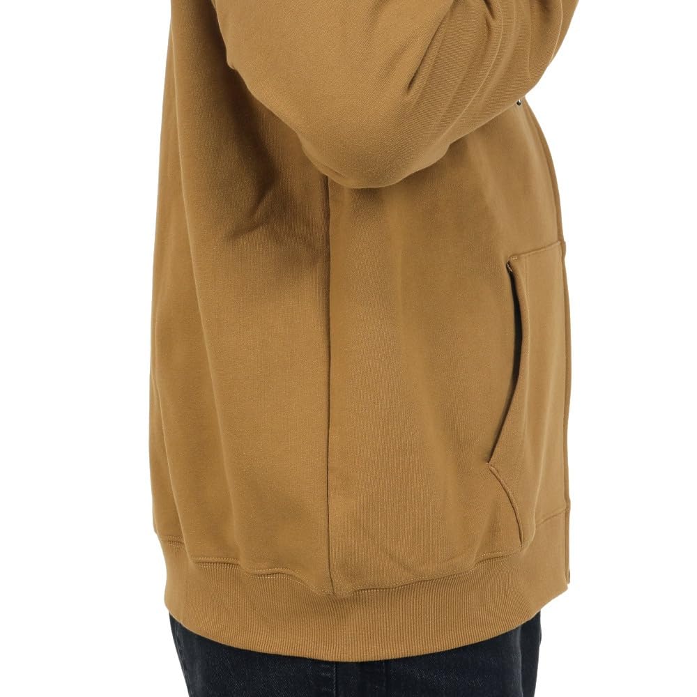 Snow Peak Parka Sweat Logo Kapuzenjacke mit Reißverschluss CY Camel SPE-SW-23AU001 (Kamel/M/Herren)