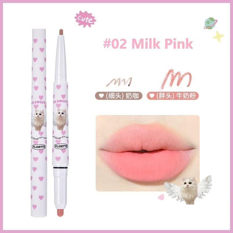 FLORTTE - 2 in 1 Lip Pencil - 5 Colors