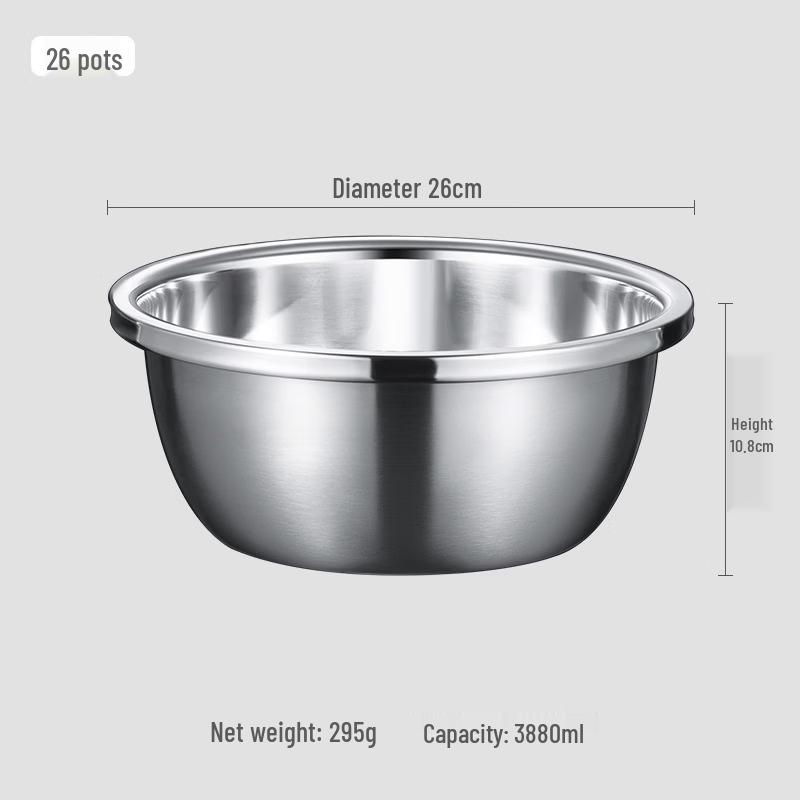 304 Stainless Steel Food-Grade Commercial Basin