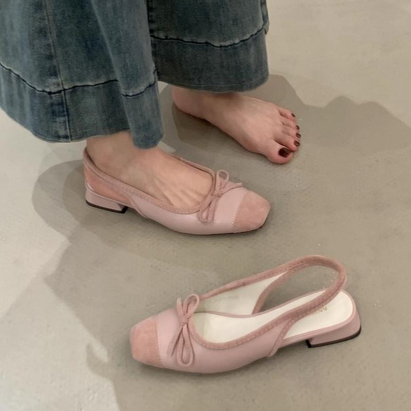 Fashion SUOJIALUN 2025 Autumn New Women Sandal Fashion Mix Color Ladies Elegant Slip On Mules Shoes Square Low Heel Dress Slingback Shoe