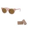 Burberry Plaid C Acetate Irregular Sunglasses Kids Pink