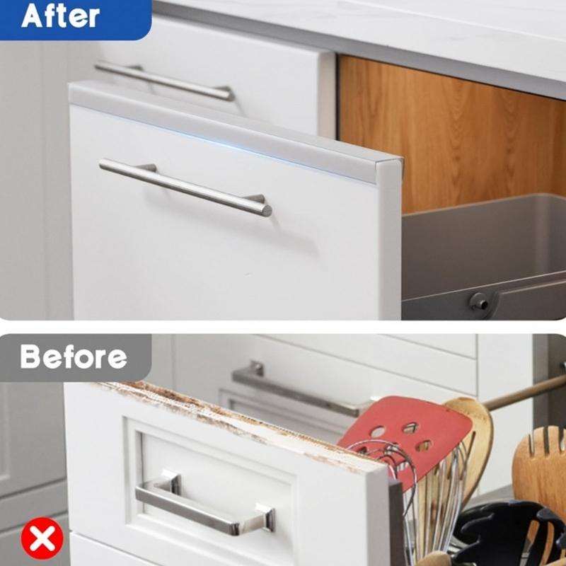 Strong Clear PVC Edges Guard 45cm Adjustable Length Customizable Protector for Cabinet Corner Child Proof Protect