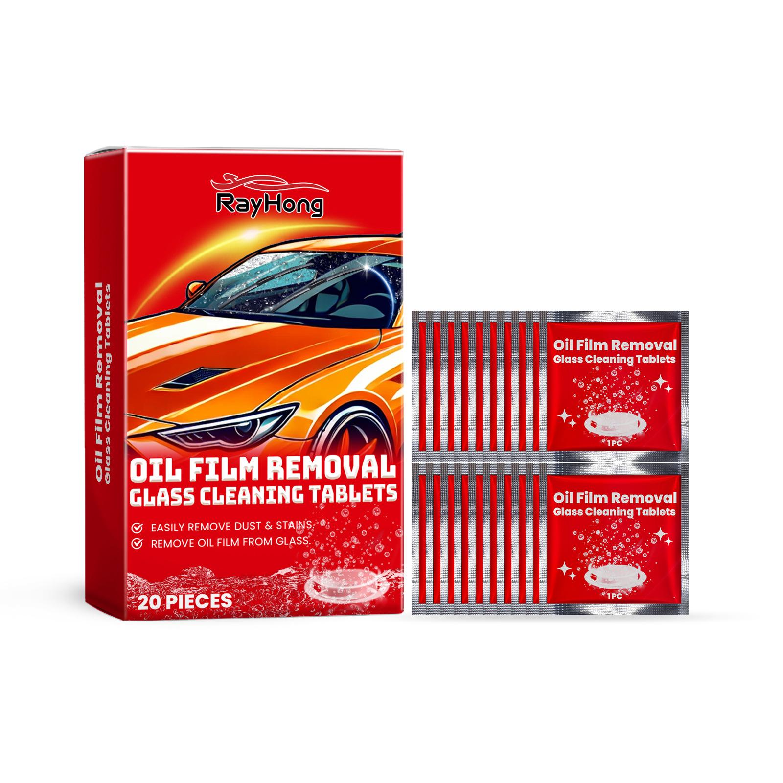 

Таблетки Rayhong Windshield Cleaning Foam Водонепроницаемые очищающие таблетки для автомобильных стекол от пятен и повреждений от воды 20pcs