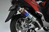 Реалізувати вихлопну систему Tricity 125 22Racing Ti Титанова вихлопна система Титаново-синій колір Повна вихлопна система Запчастини на замовлення Заміна Післяпродажні