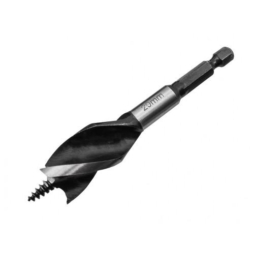 Faithfull Three-point Speed Auger Bit, Stubby