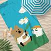 Towel Beach Towel Oversized Cute Quick Dry Towel D-Dinotaeng Korea Absorbent Soft Swim BeachTowels for Men Women