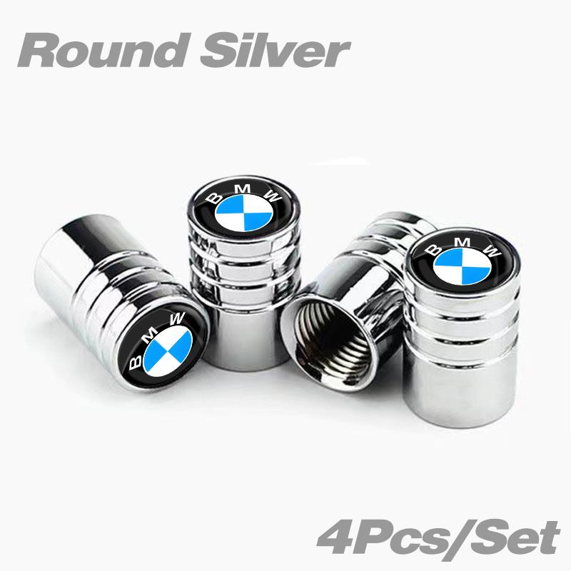 4PCS Car Wheel Tire Valve Cap Dust Protection Cover Accessories For BMW E46 E39 E90 E60 E36 F30 F10 E34 X5 E53 E30 M4 M5 X5 X6
