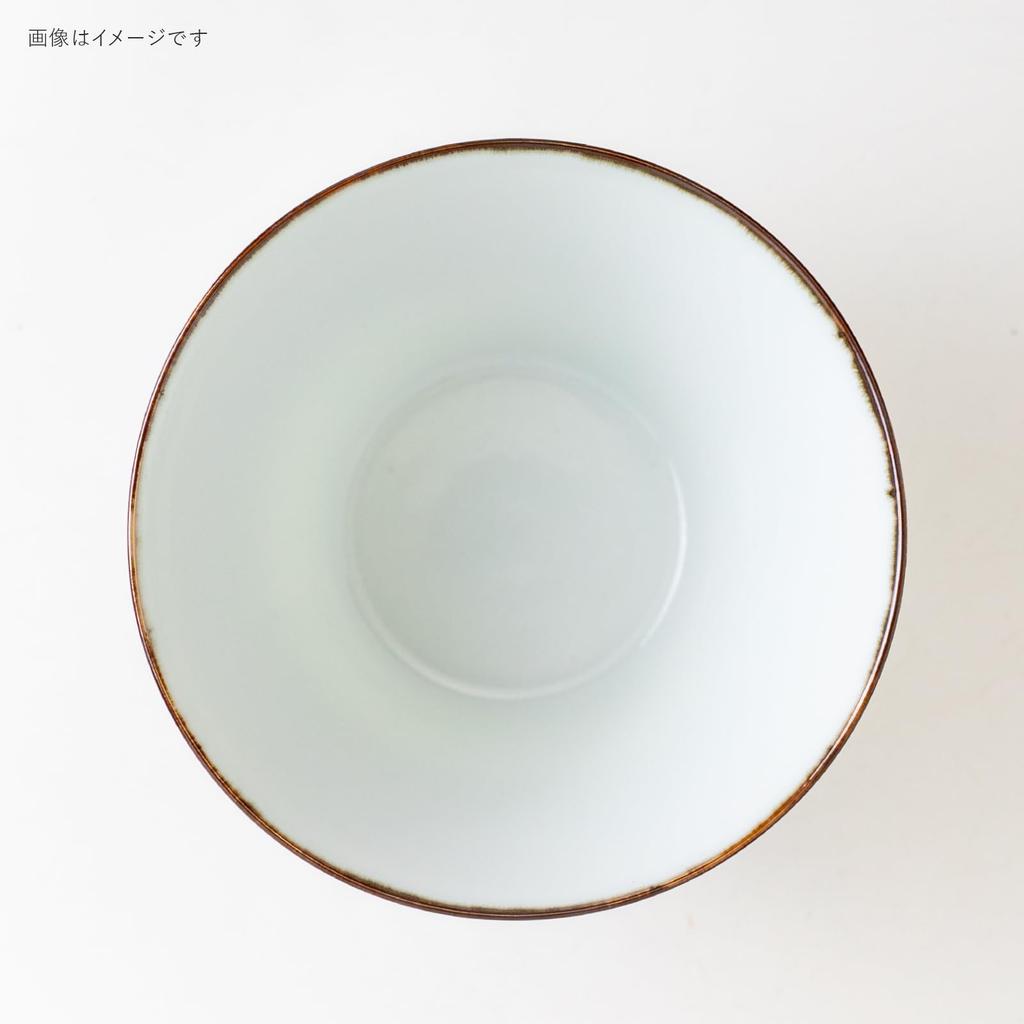 Bol Solo 175 Minoru Pottery, Alb Murdar