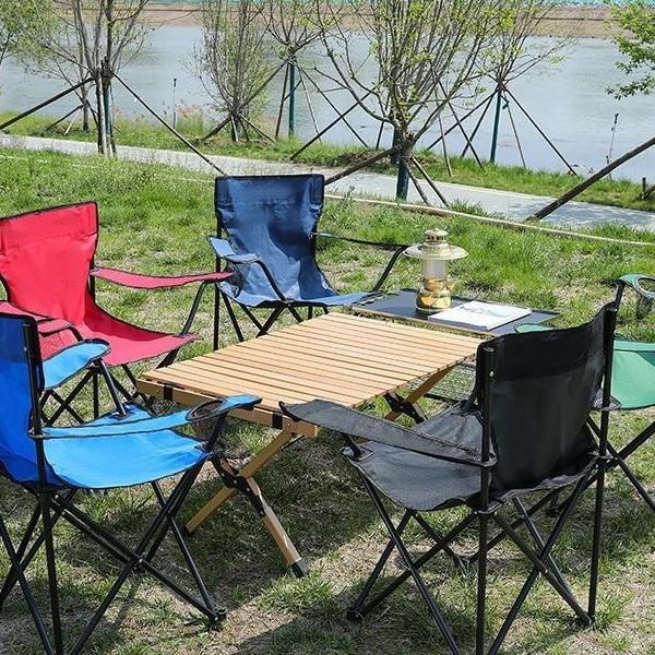 Fauteuil Pliant Portable d'Extérieur et Tabouret de Camping pour la Pêche ou le Croquis Artistique