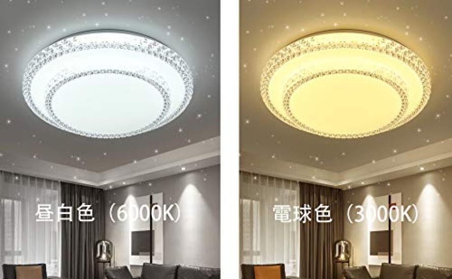 35W LED Ceiling Light with Starry Sky Effect, Suitable for 6-8 Tatami Mats, White, Warm White, and Daylight, Perfect for Living Rooms, Entryways,