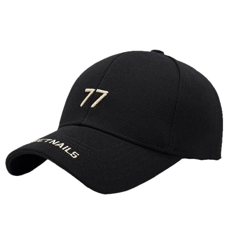 New Versatile Baseball Cap Letter Embroidery Hardtop Spring and Autumn Cap Outdoor Sports Shade Sunscreen Men's and Women's Hats