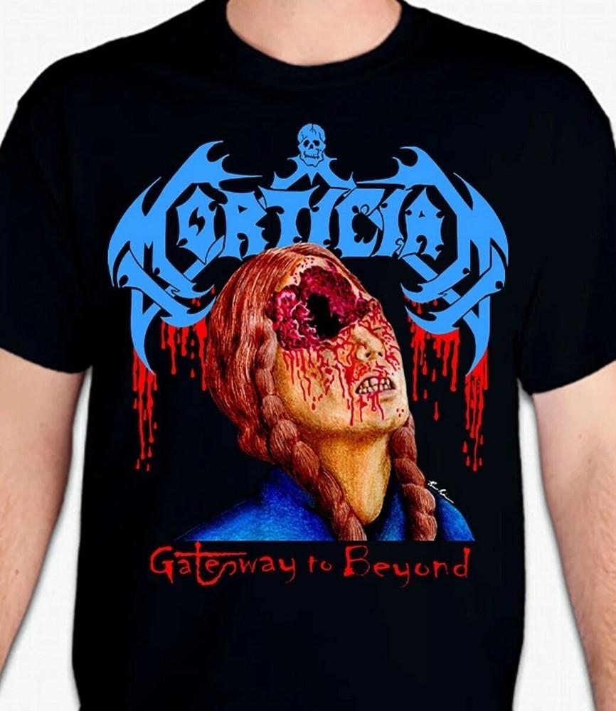 Mortician Gateway to Beyond T-Shirt Cotton  Unisex T-Shirt XL