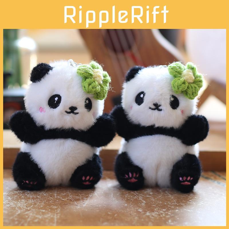 Panda Plush Keychain Cute Soft Toy For Backpack And Bag Decor