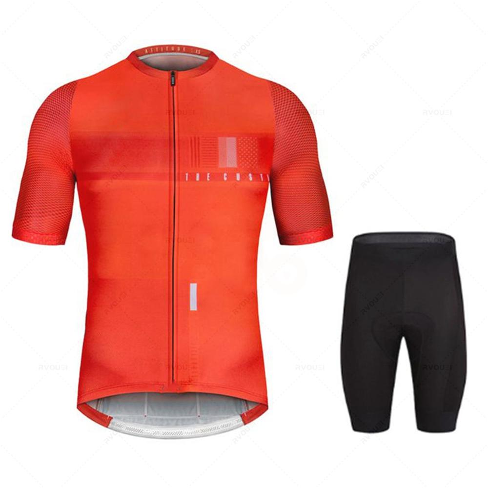 Pro Team Bike Cycling Jersey Set Men's Summer Short Sleeve Mountain Uniform Ropa Ciclismo Maillot Hombre Bicycle Clothing Suit