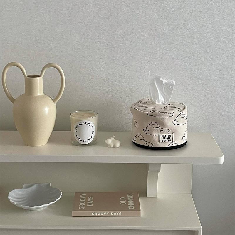 Bowknot Tissue Paper Storage Box Roll Paper Tissue Case Holder Car Napkin Tissue Box Living Room Table Decor Home Organizer