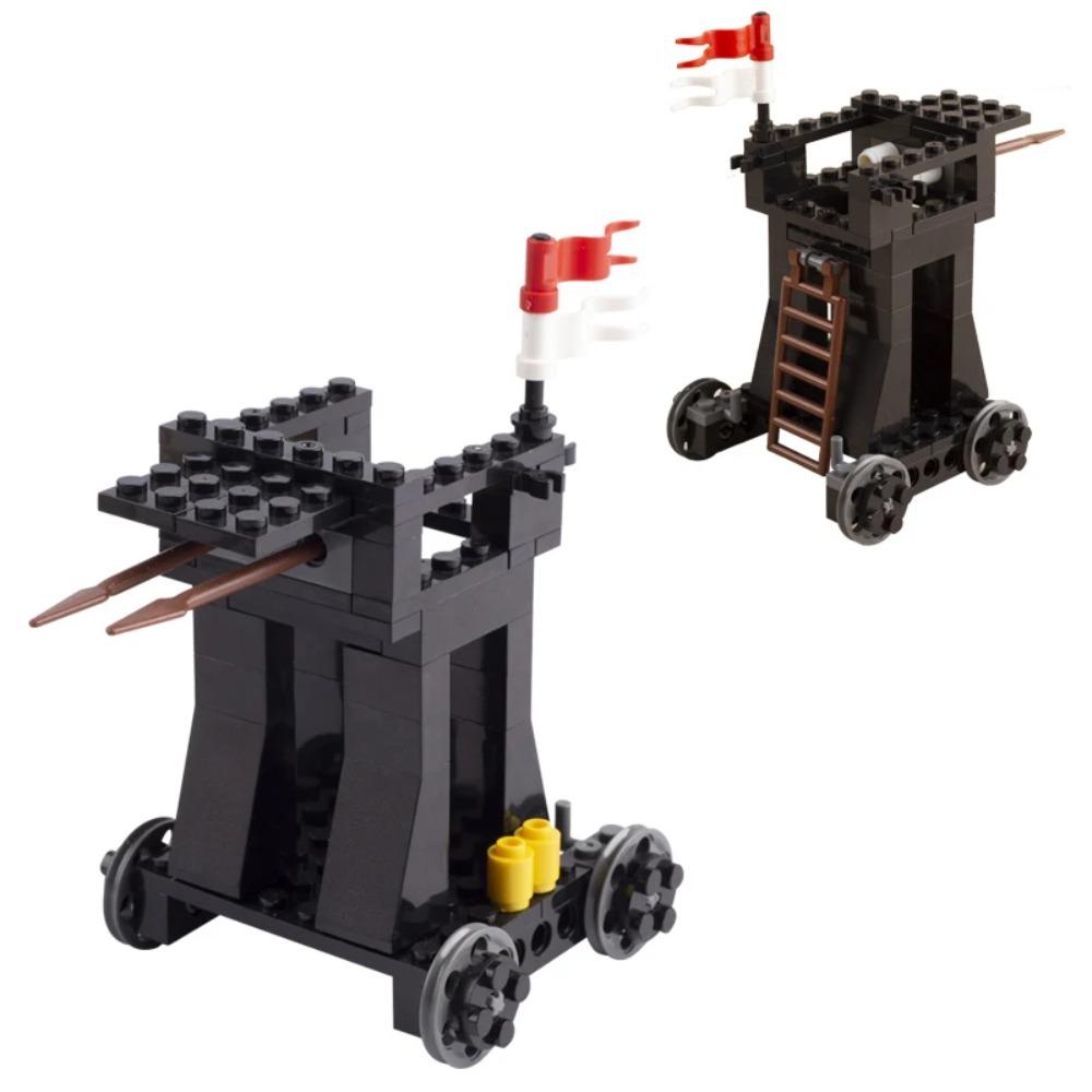 MOC Siege Model Crossbow Model Medieval Weapons Building Block Chariots Siege Engines Bricks Parts Accessories DIY Gifts