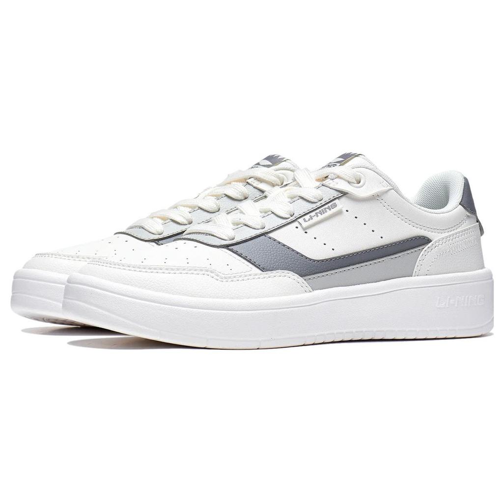 Li-Ning Casual Versatile Low-Top Sneakers Women Sneakers White Gray AGCT402-4
