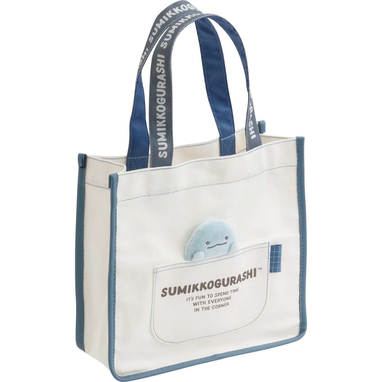 

Сумка-тоут мини Sumikko Gurashi H240 x Ш250 x Г100мм San-X, Ящерица, CA67803,