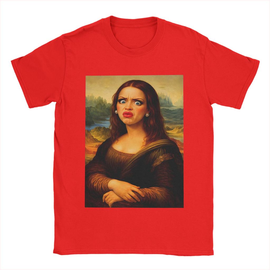 Oversized TShirt Summer Disgusting Doll Face Meme Mona Sarcastic Lisa Leisure TShirts  100 Cotton Tee Shirt for Unisexs Top Tees