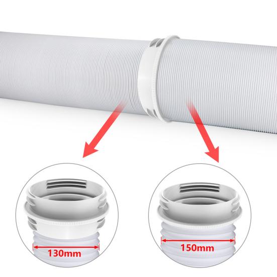 AC Hose Adapter Portable Air Conditioner Exhaust Hose Coupler Easy to Install Tool-free AC Hose Connector Accessories