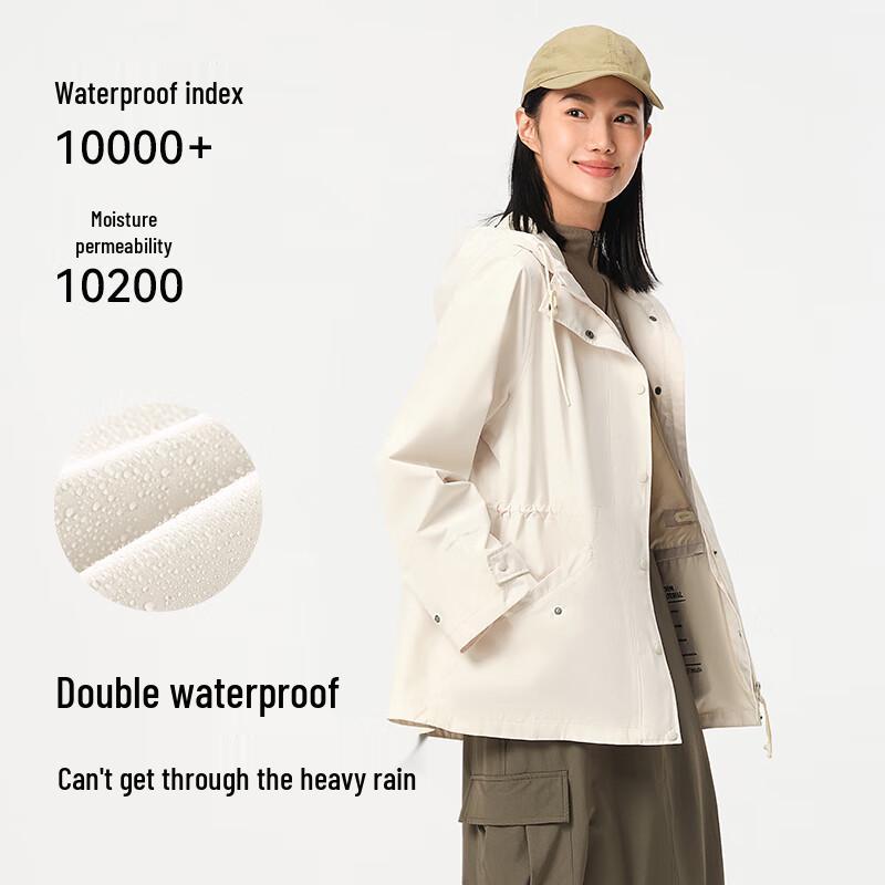 Pelliot Women's Thin Waterproof Outdoor Jacket