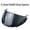 Visière pour casque D-Skwal Pour casques de moto SHARK Skwal/Spartan/D Skwal 2 Protection UV Accessoires pour casque de moto
