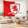 Middlesbrough Football Wall Tapestry, Soft Fabric Wall Hanging, Decorative Backdrop For Bedroom Home Wall Art