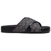Coach Slide Slippers Men's Gray Black CA158-CQBK
