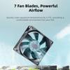 Temperature Control Heat Dissipation Fan 2/3/4/5/6 Head System Chiller Control  13mm Tank Thickness