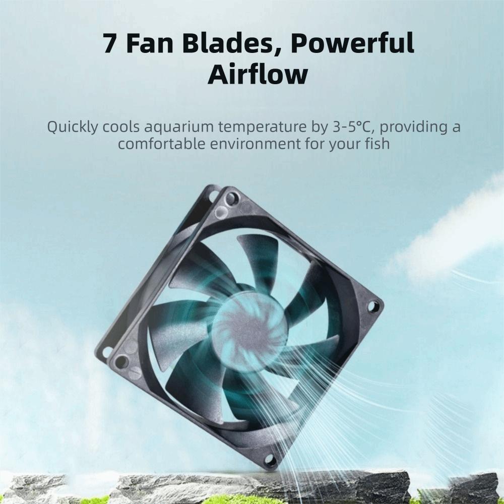 Temperature Control Heat Dissipation Fan 2/3/4/5/6 Head System Chiller Control  13mm Tank Thickness