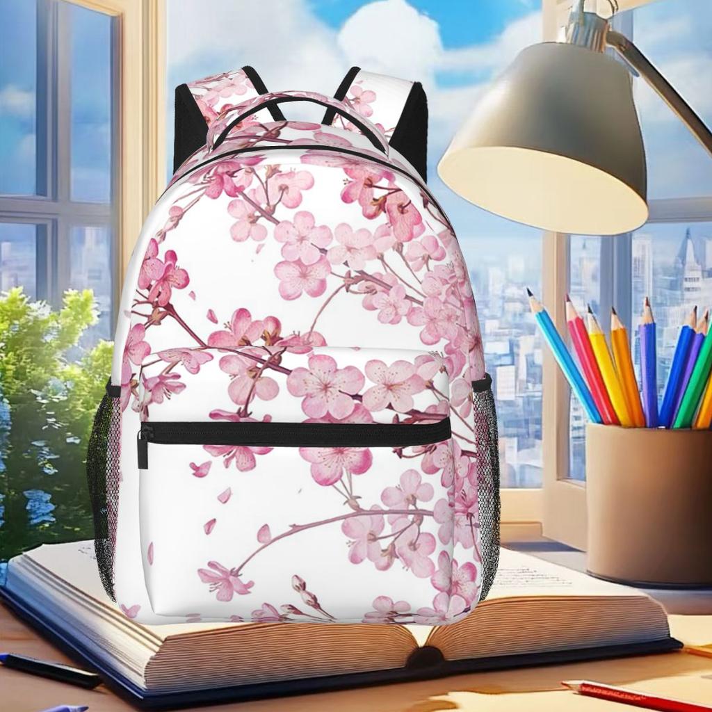 Sakura Kersenbloesem Rugzak Student Jongens Meisjes Boekentas Kinderen Schooltas Computer Schoudertassen voor Mannen Vrouwen