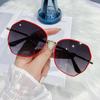 Sunglasses Female Korean Version Tide Shading Polarized Ins Sunglasses Fashion Polygonal Large Frame High Definition UV Protection Glasses