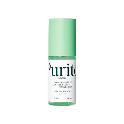 Purito Seoul Wonder Releaf Centella Serum Unscented 60ml, Vegan, Soothing, Moisturizing, Korean Cosmetics, Kbeauty, Sample