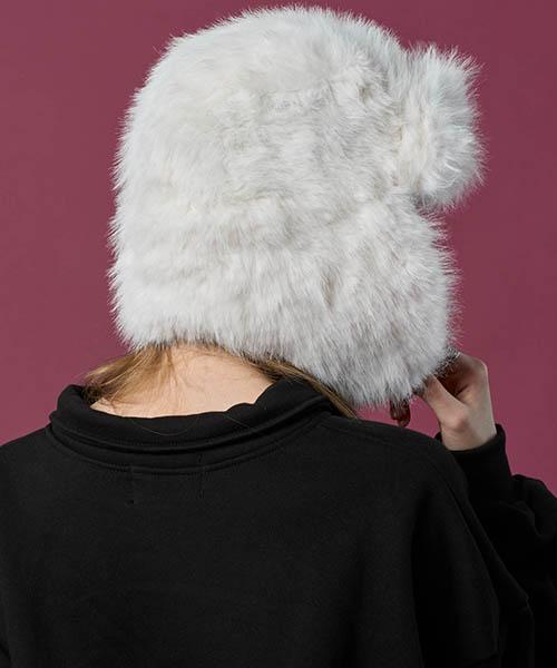 KOLEAT Winter Cold Wave Warm Fur Hat [White] Trooper Earmuffs Ver.