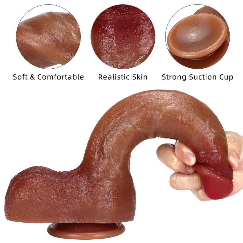 Female Masturbator Dildo Simulation Fake Jj Super Soft Super Rough Stallion Sex Toys Sex Toys