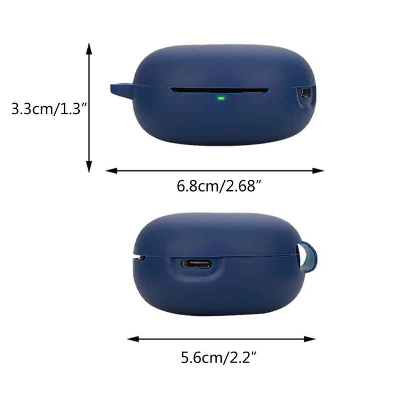 Earphone Protective Case Compatible for T13 ANC2 Cover Shockproof Shell Washable Silicone Housing Anti Dust Sleeve Frame