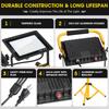 21000 Lumen LED Work Light with Stand - 3-Head Portable Tripod Work Light with 16 ft. Cord for Outdoor, Indoor Job Sites
