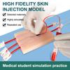 Venipuncture Iv Injection Training Pad Silicone Human Skin Suture Model Y Imbedded 3 Skin Layers Injection Practice Model
