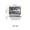 Kleine japanische Keramikplatte Retro Brennofen Glasur Barbecue Mini Dip Schale Sashimi Sushi Sojasauce Schale kleine Schreibtisch Snackplatte