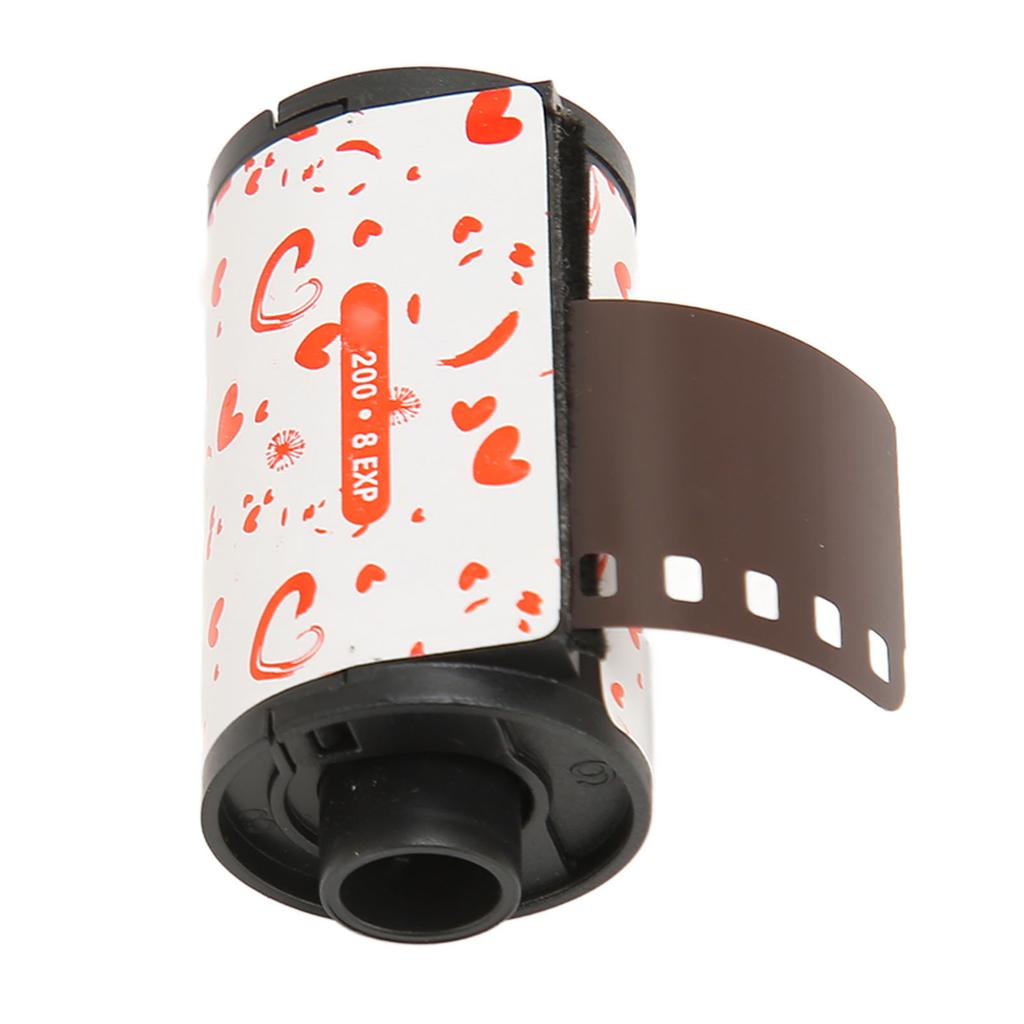 35 mm Färgfilm Vintage 8 Exponeringar 200 Graders Ljuskänslighet Högupplöst Färgnegativfilm för 135