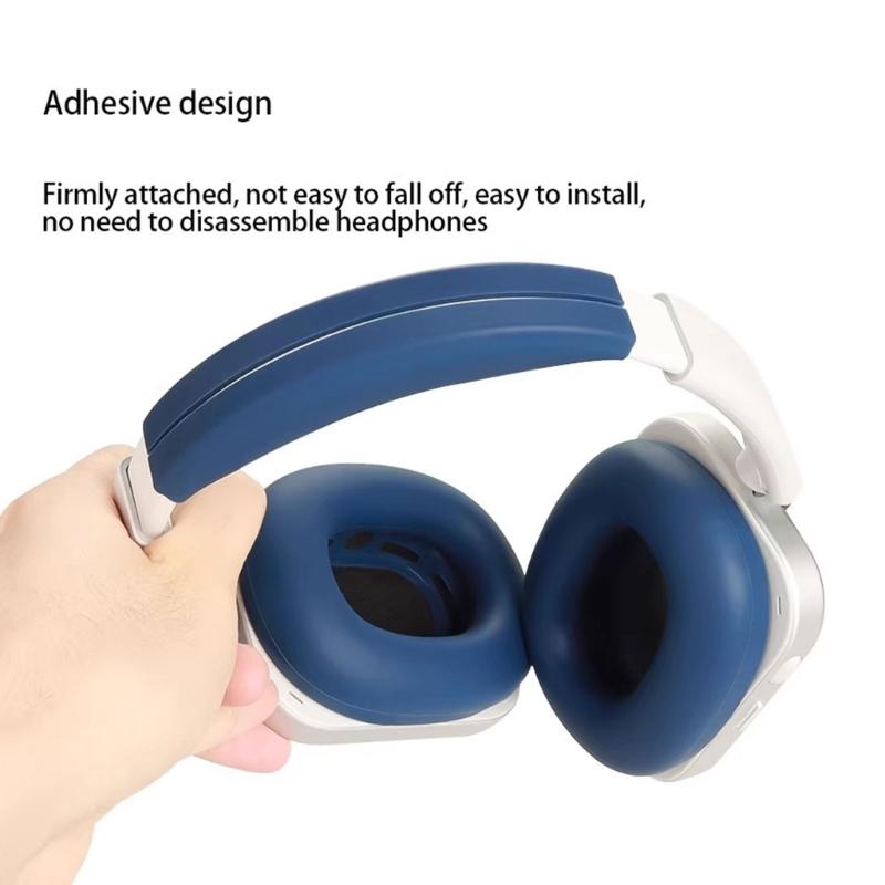 Silicone Ear Pads For Selected Headphones Sweat Resistant And Light Weight Comfort Ear Pads Foam Ear Cushions Pillow