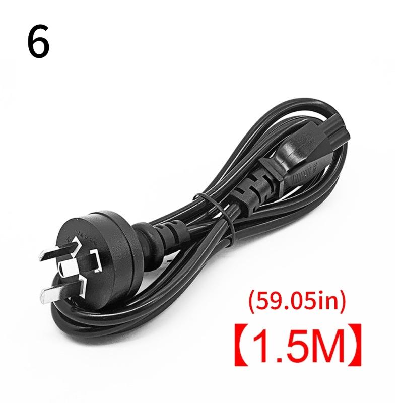 3 Prong Laptop Charging Cable Power Cord Suitable for Multiple Laptop Brands Fast Charging and Overload Protections