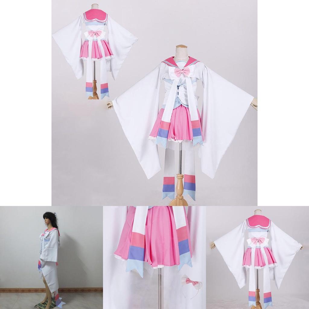 Elegant Sylveon Dress Uniform Cosplay Costume For Women With Exquisite Workmanship