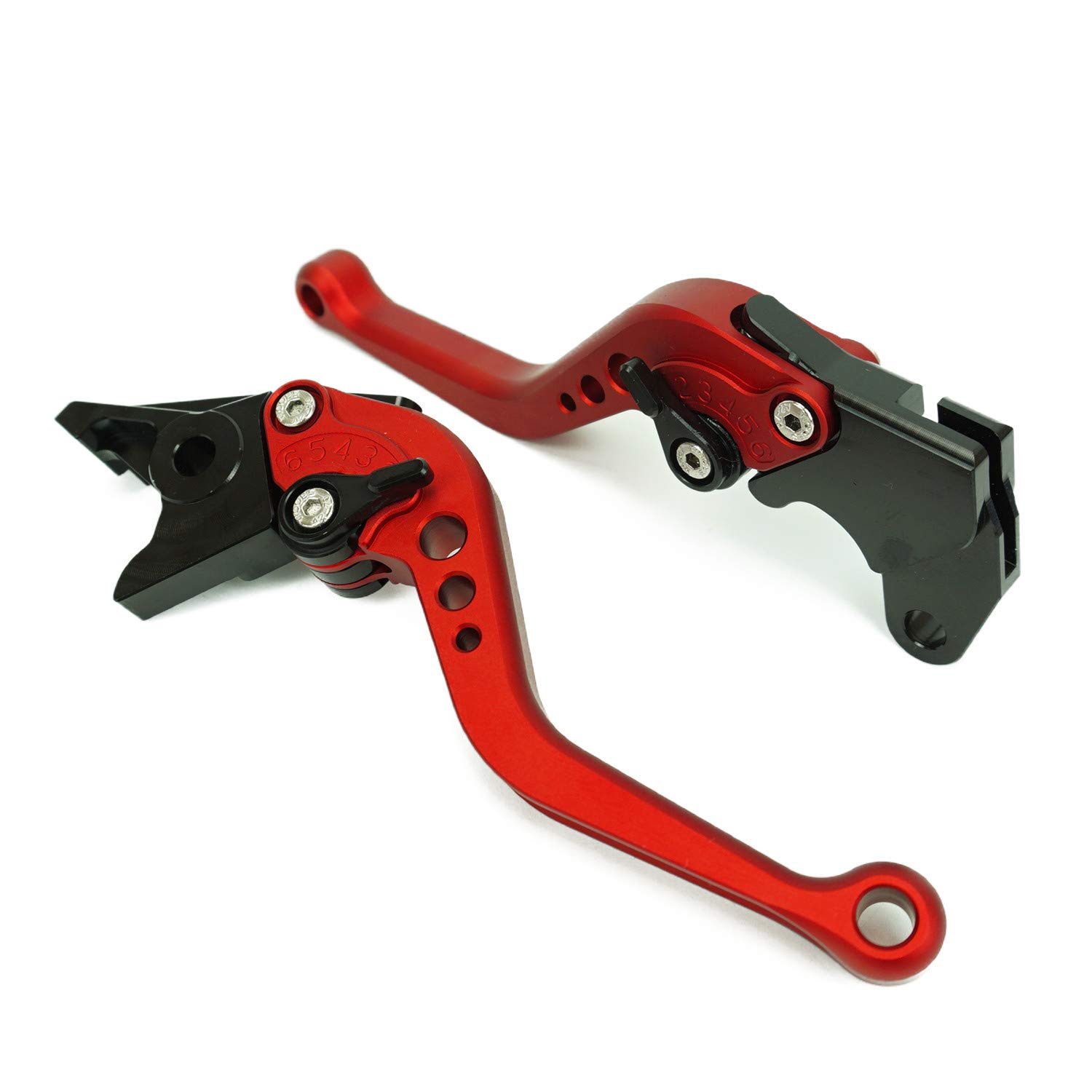 

S113 Red Suzuki Brake and Clutch Compatible with Levers, 6-Level Adjustment, Short, V-Strom 250, GSX250R, GSR250, etc. красный